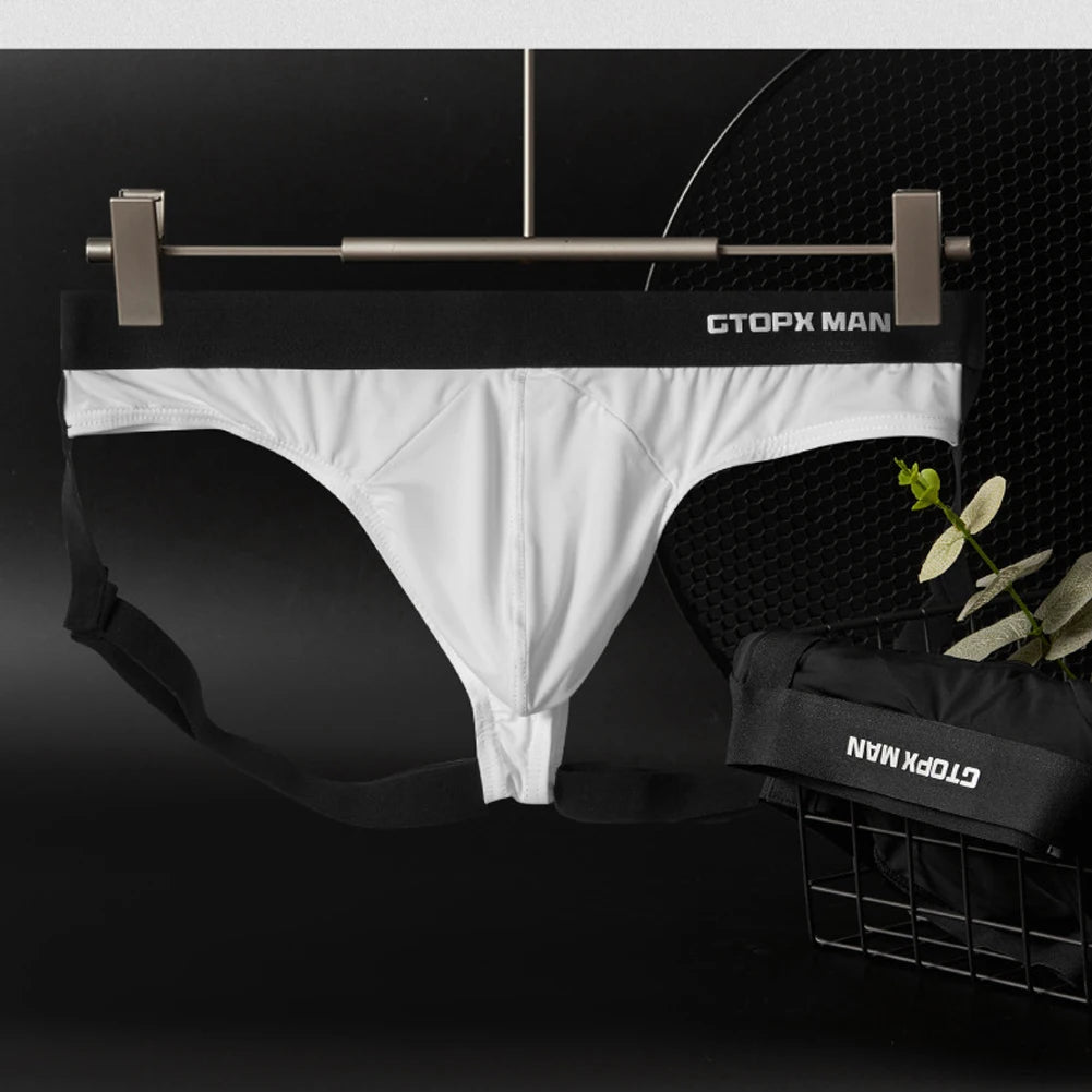 Sexy Breathable Bulge Jockstrap - WOWihte