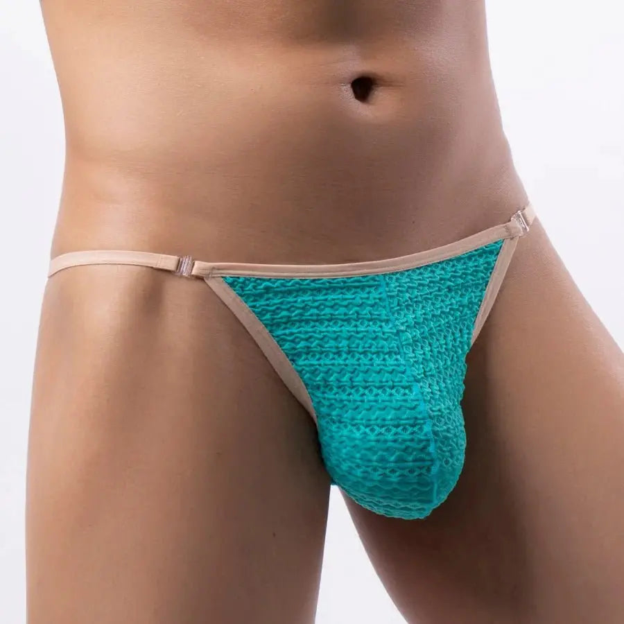 Sexy Breathable Men's Low - Rise Thong - WOWihte