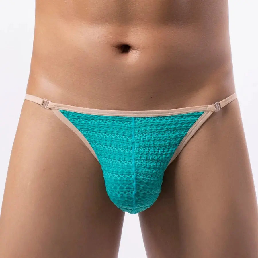 Sexy Breathable Men's Low - Rise Thong - WOWihte