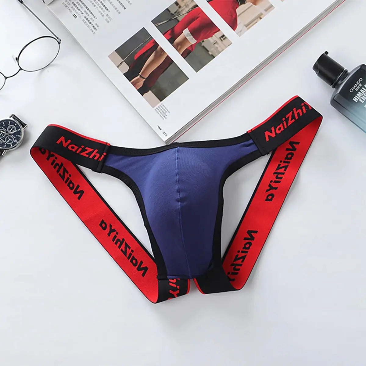 Sexy Breathable Men's Thong Panties - WOWihte