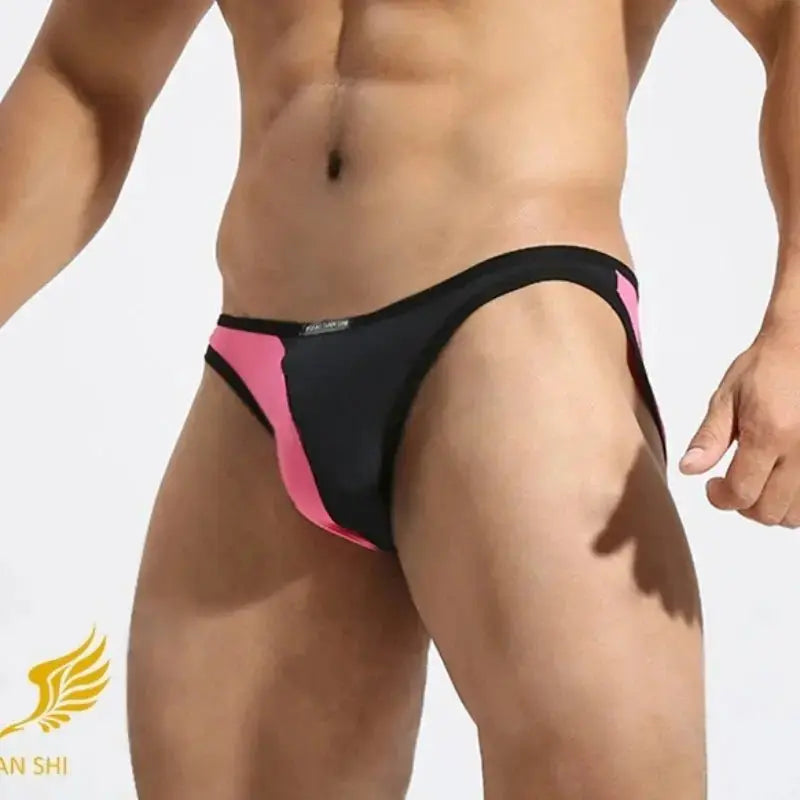 Sexy Briefs Men Underwear Light Thin Low Waist Bikini Swimwear Quick Dry Breathable Bathing Trunks Sports Surfing Beach Shorts - WOWihte