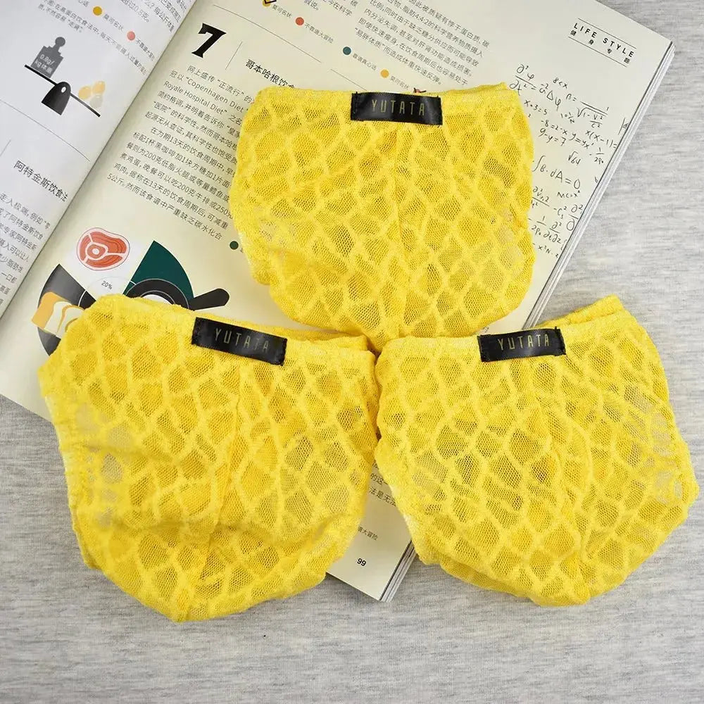 Sexy Lace Men's Thongs - WOWihte