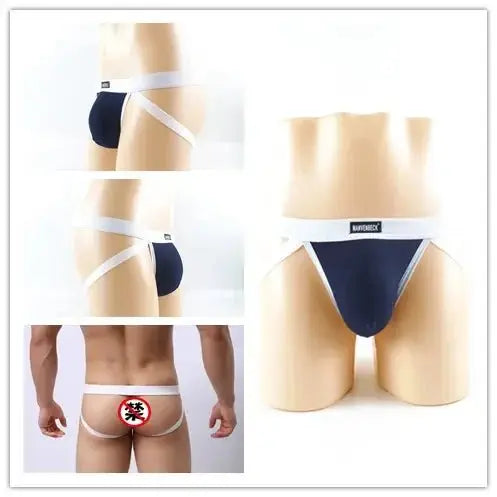 Sexy Low - Rise Cotton Jockstrap - WOWihte