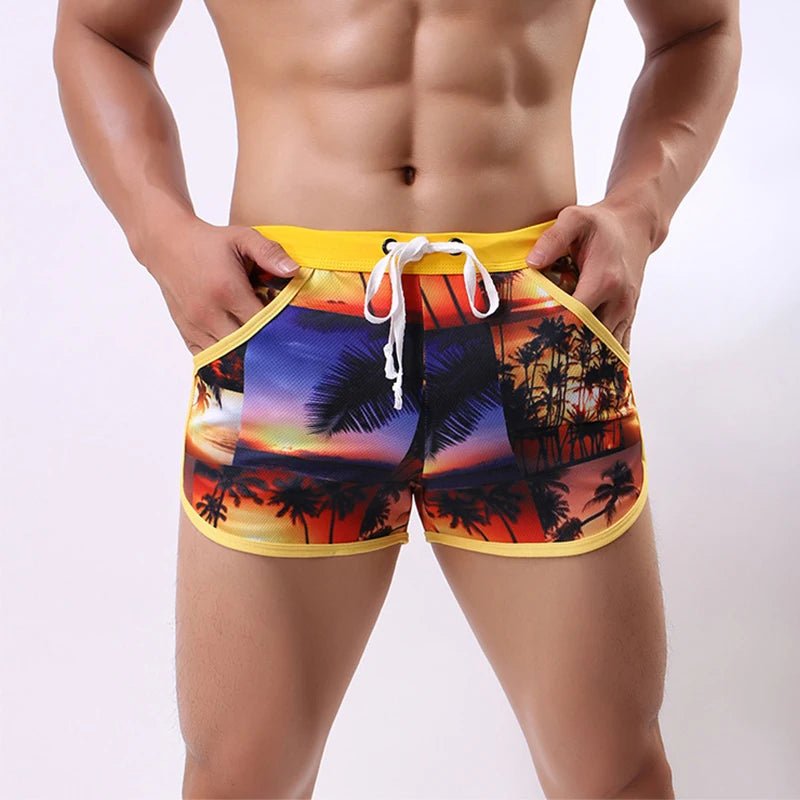 Sexy Men's Beach Swim Trunks - WOWihte