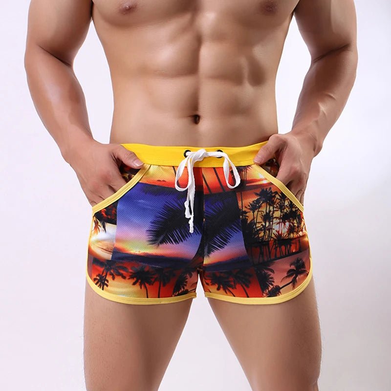 Sexy Men's Beach Swim Trunks - WOWihte