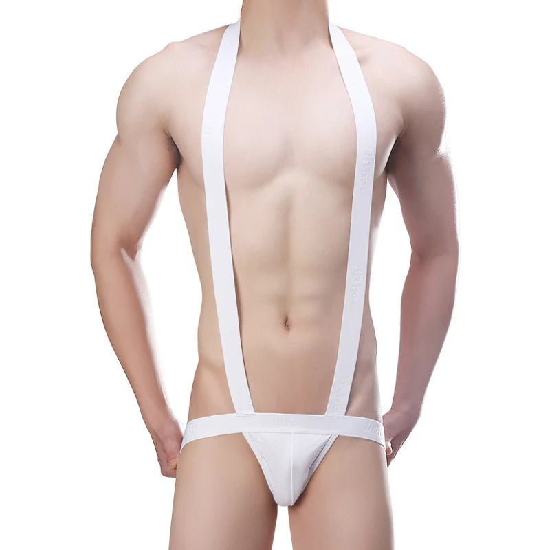 Sexy Men's Bulge Pouch Thong - WOWihte