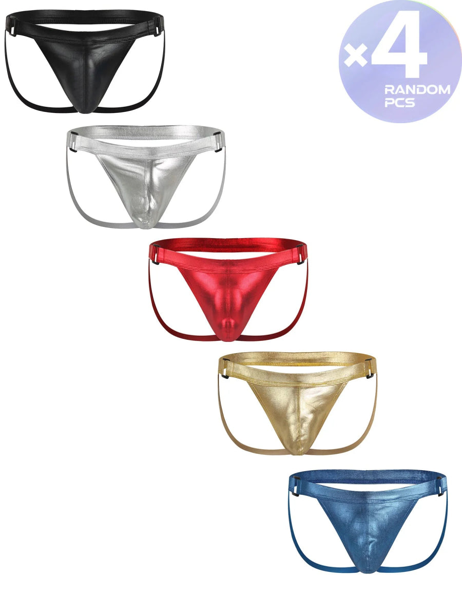 Sexy Men's Jockstrap Thong - WOWihte