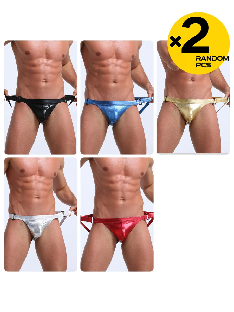Sexy Men's Jockstrap Thong - WOWihte