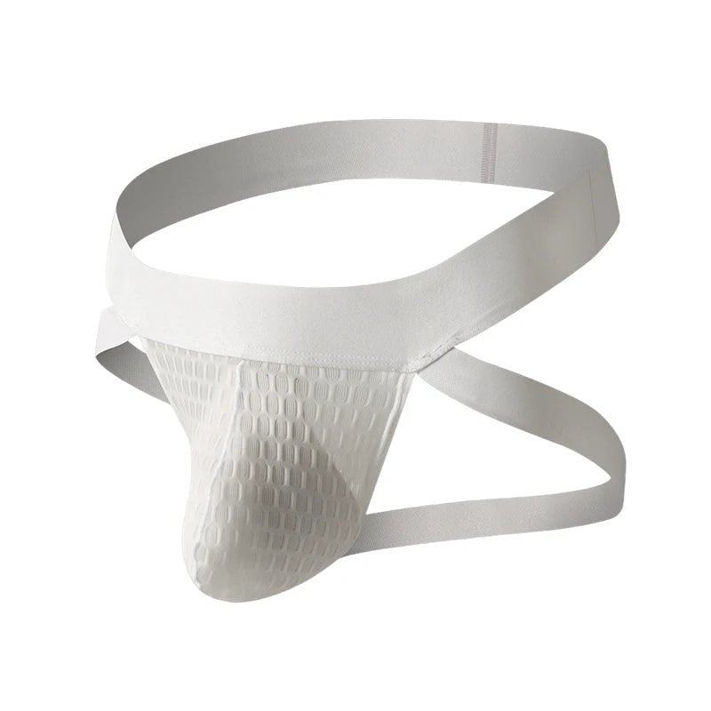 Sexy Men's Lace U - Pouch Thong - WOWihte