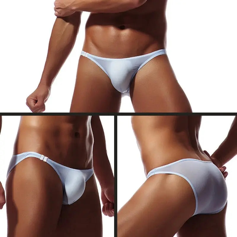 Sexy Men's Low Waist Briefs - WOWihte