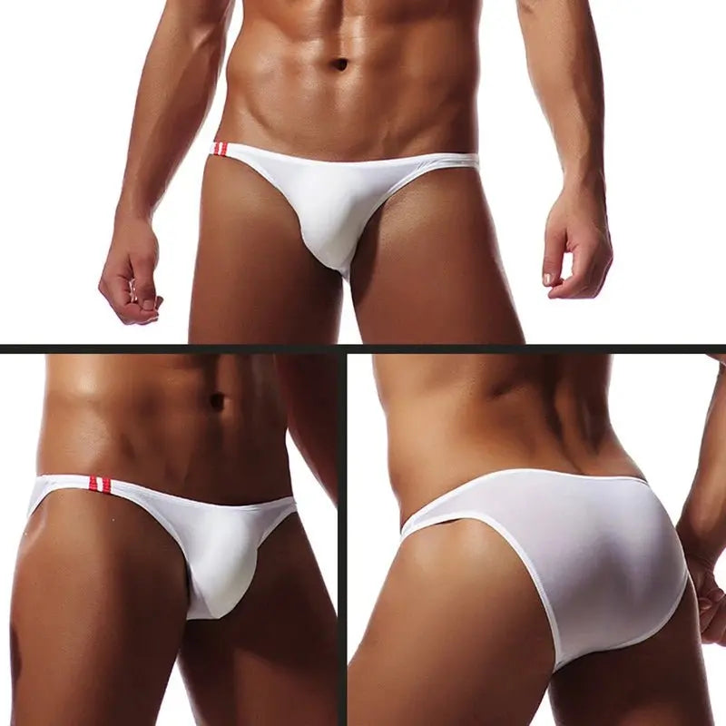 Sexy Men's Low Waist Briefs - WOWihte