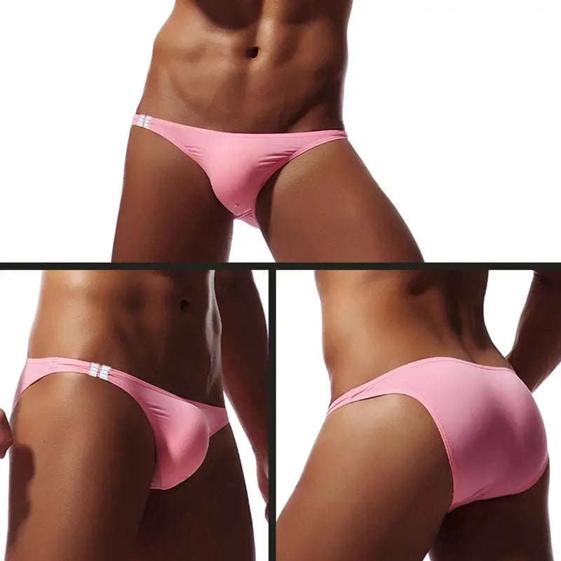 Sexy Men's Low Waist Briefs - WOWihte