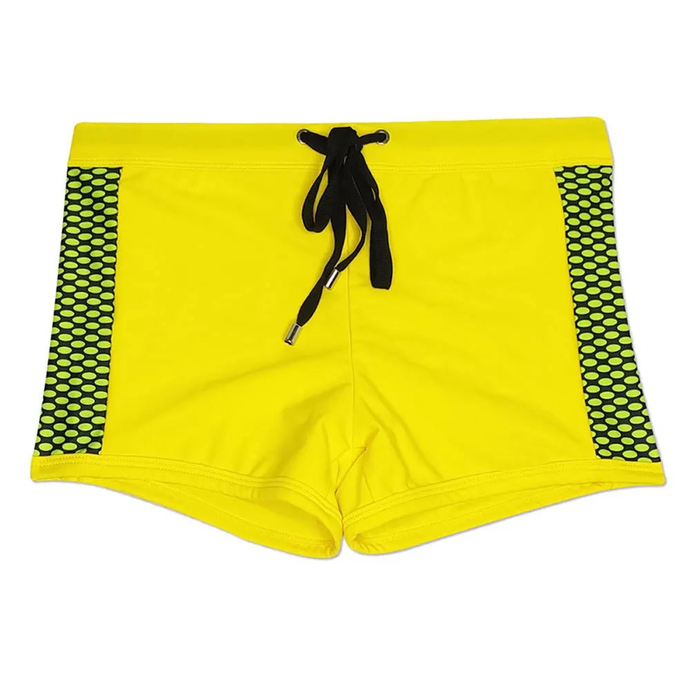 Sexy Men's Low Waist Surfing Trunks - WOWihte