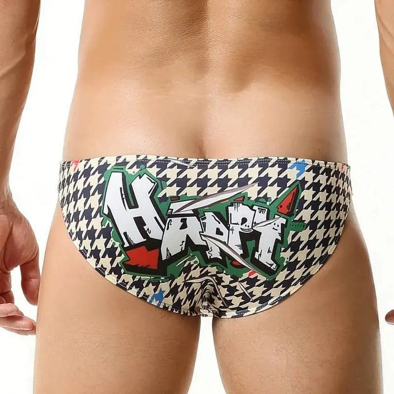 Sexy Men's Low Waist Swimwear - WOWihte