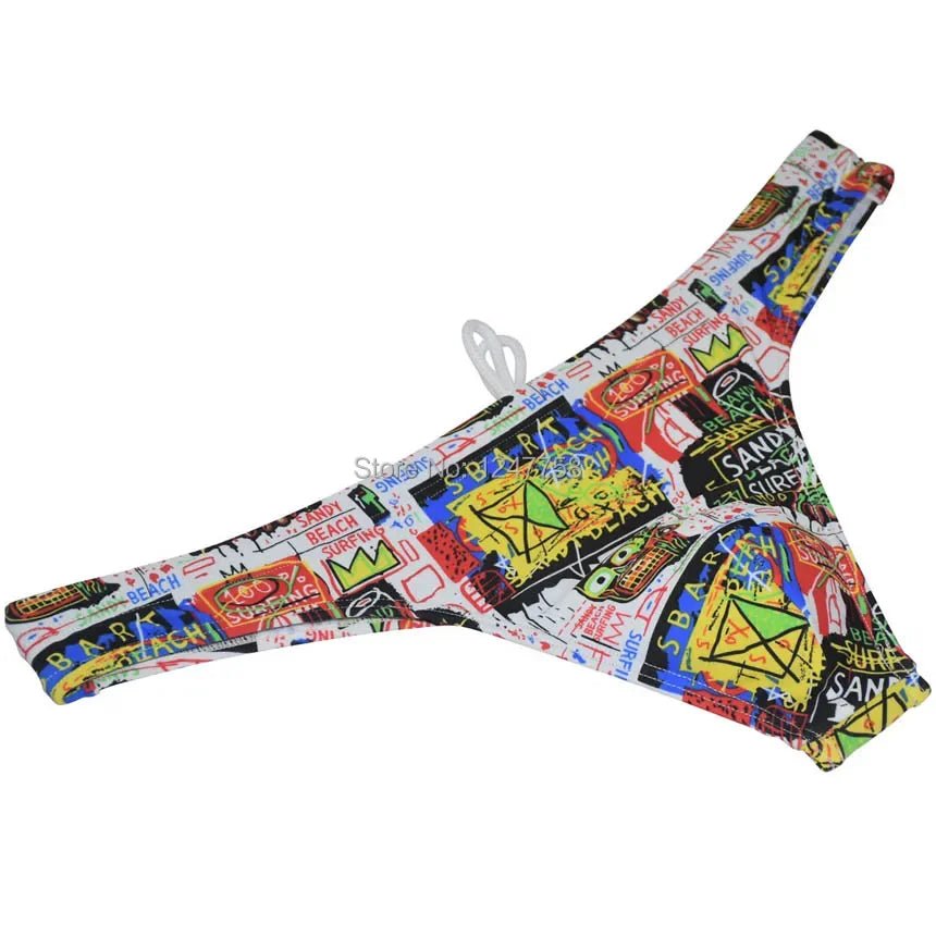 Sexy Men's Swim Briefs Low Waist Swimsuits Beachwear - WOWihte