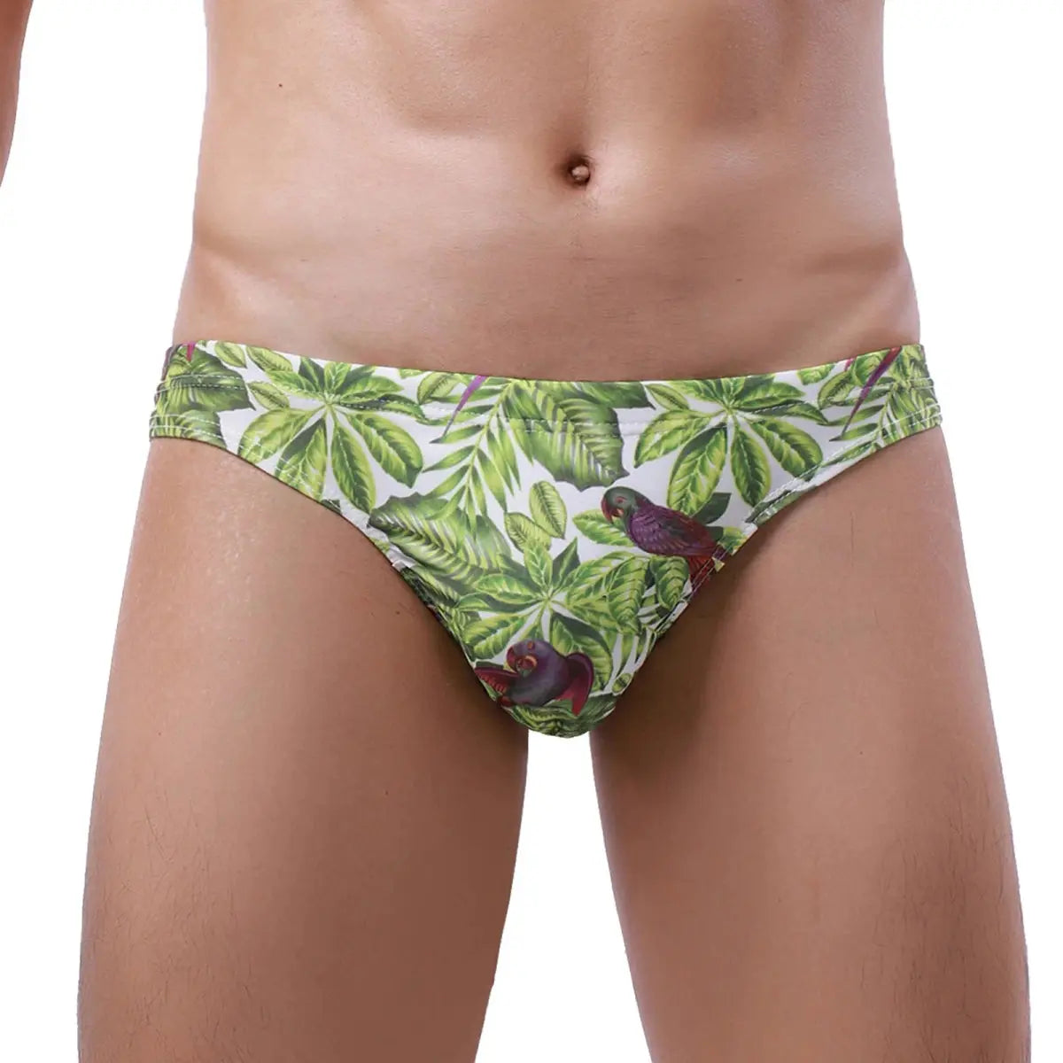 Sexy Men's Swim Briefs Quick Dry Swimsuit Trunks - WOWihte