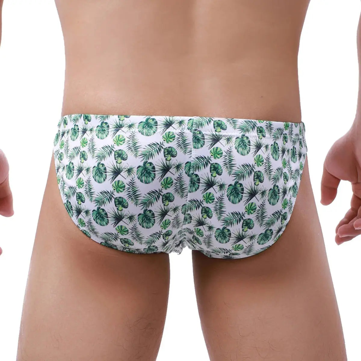 Sexy Men's Swim Briefs Quick Dry Swimsuit Trunks - WOWihte
