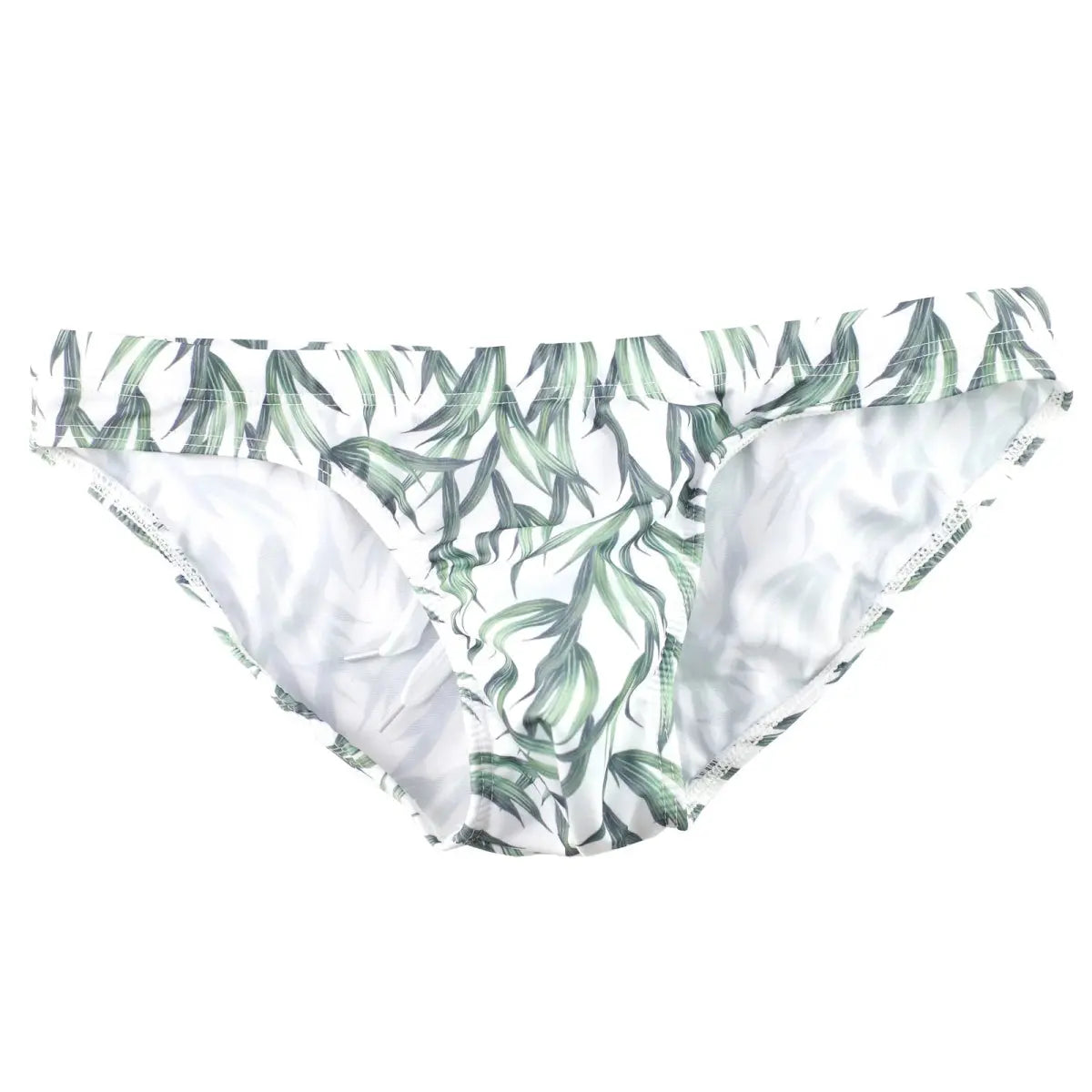 Sexy Men's Swim Briefs Quick Dry Swimsuit Trunks - WOWihte