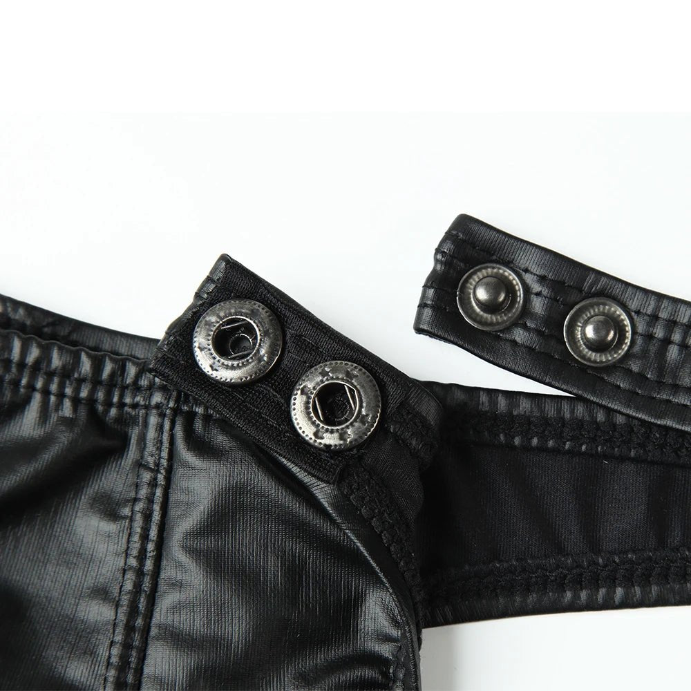 Sexy PU Leather T - Back Thong - WOWihte