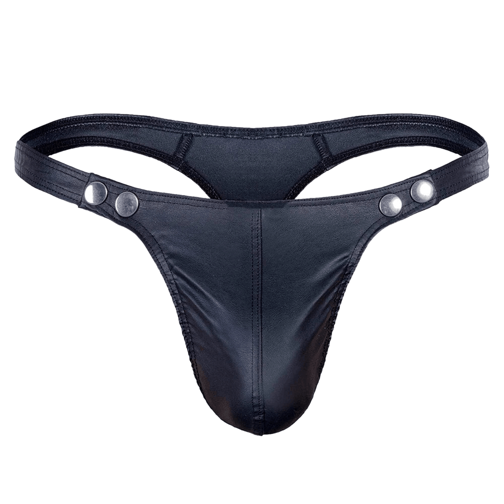 Sexy PU Leather T - Back Thong - WOWihte