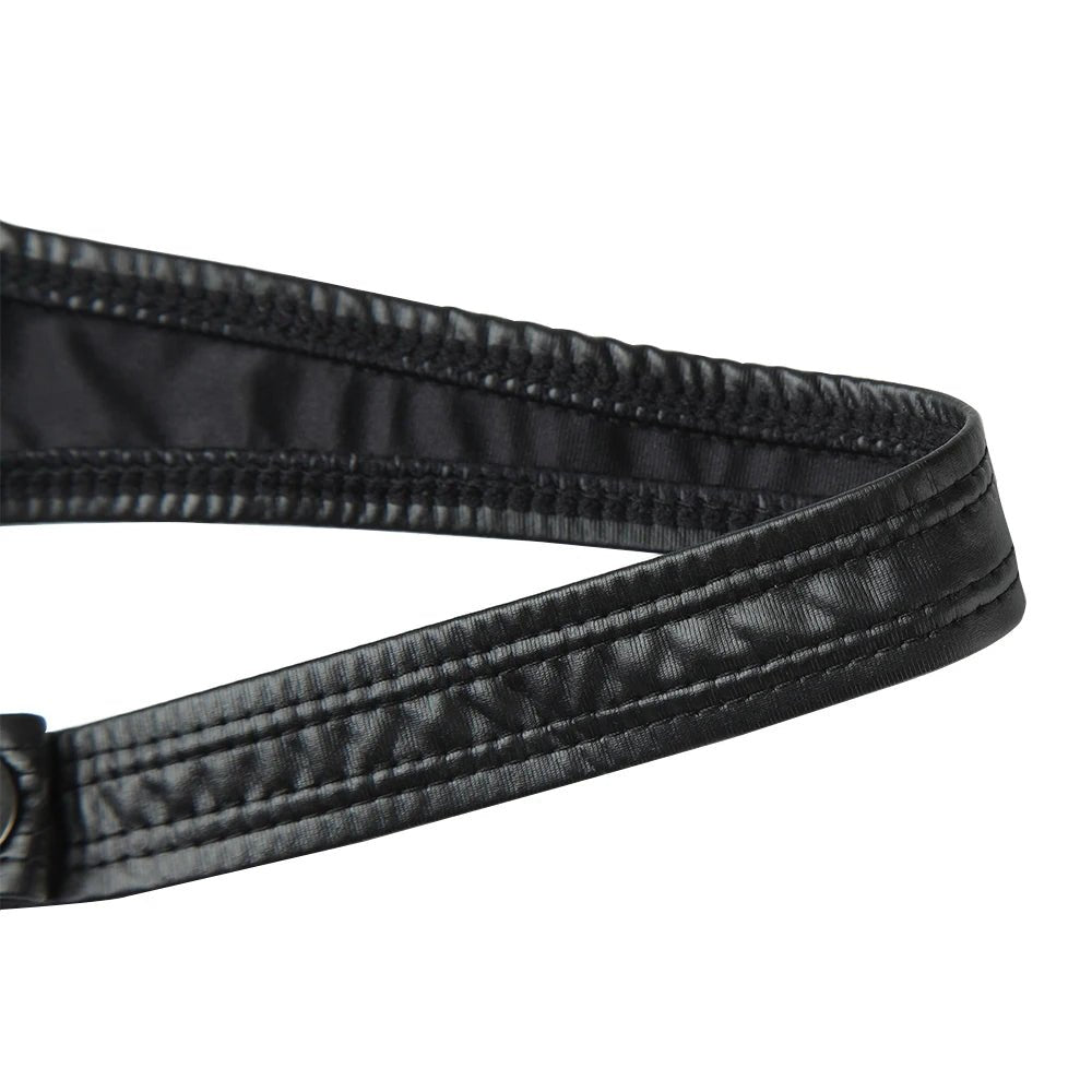 Sexy PU Leather T - Back Thong - WOWihte