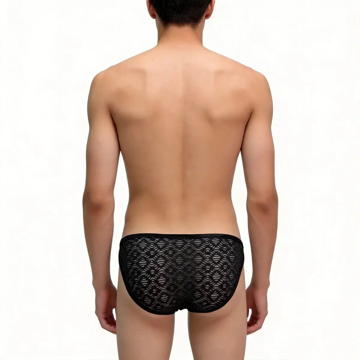 Sexy Sheer Lace Mesh Briefs - WOWihte