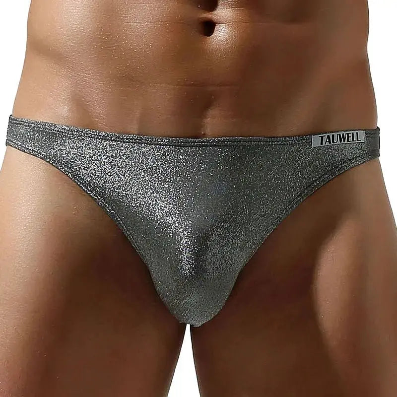 Sexy Shiny Bikini Briefs - WOWihte