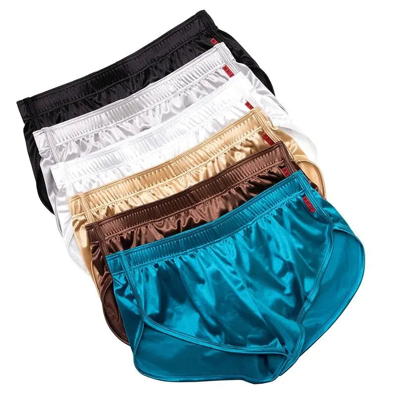 Sexy Smooth Silk Boxers - WOWihte