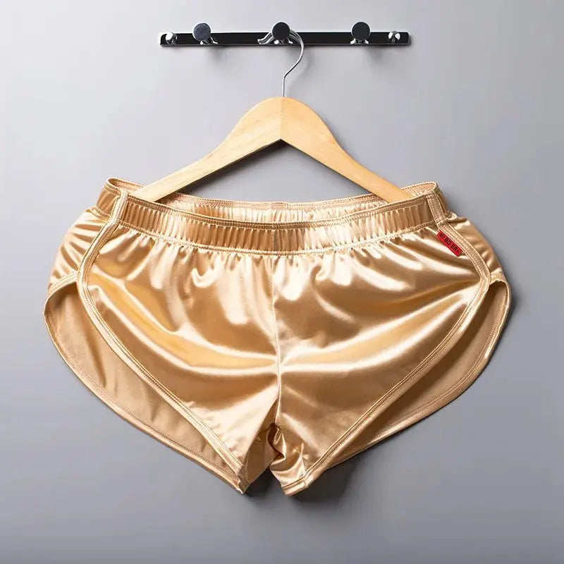 Sexy Smooth Silk Boxers - WOWihte