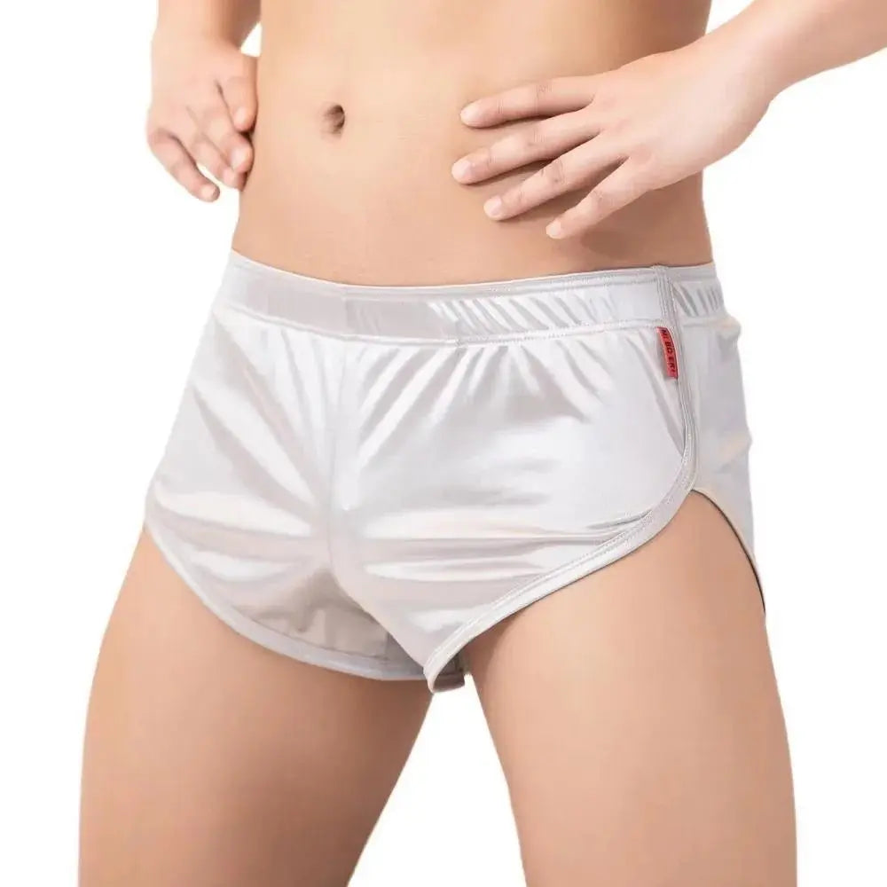 Sexy Smooth Silk Boxers - WOWihte