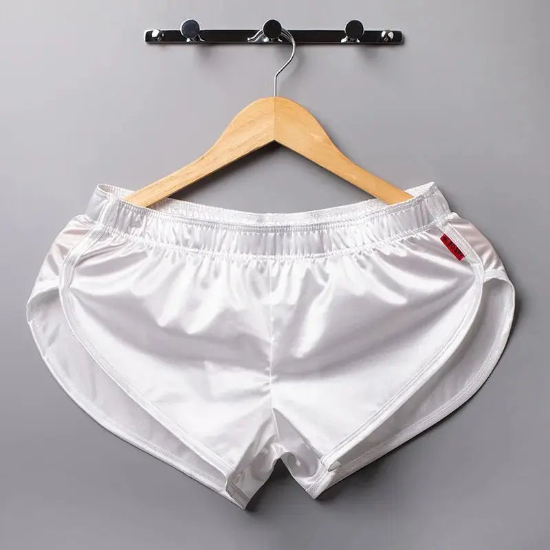 Sexy Smooth Silk Boxers - WOWihte