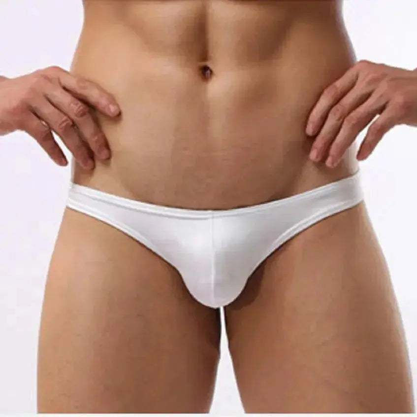 Sexy Swim Briefs Bulge Pouch - WOWihte