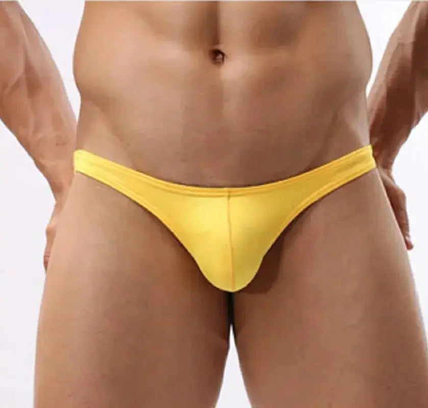 Sexy Swim Briefs Bulge Pouch - WOWihte
