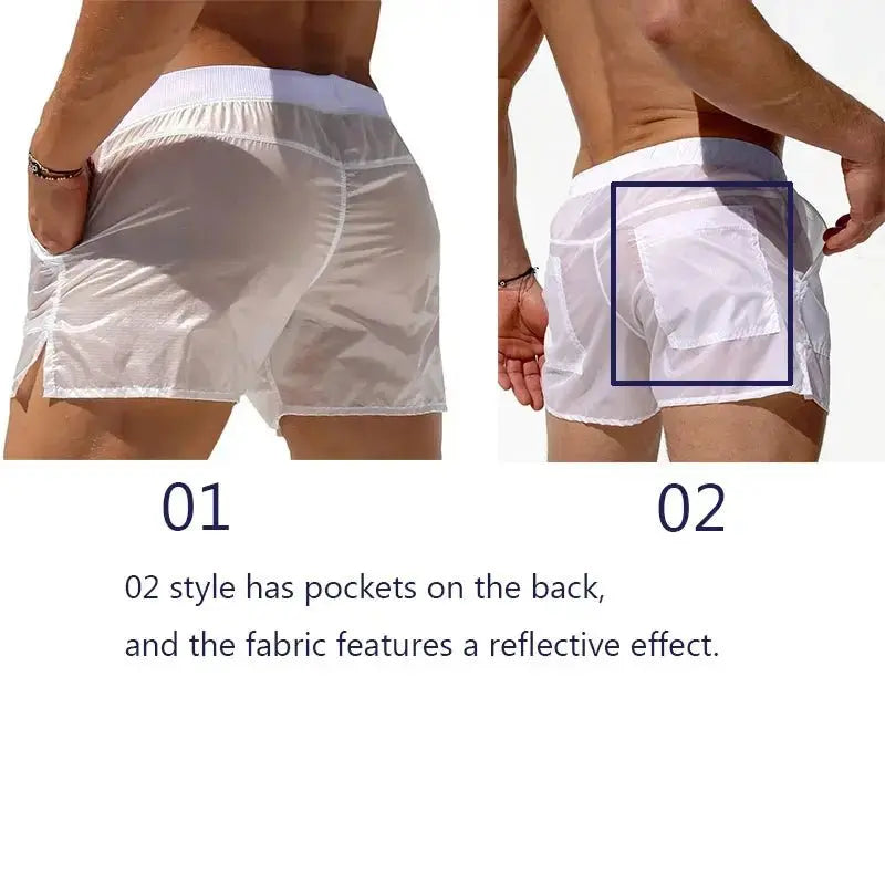 Sexy Transparent Swim Briefs - WOWihte