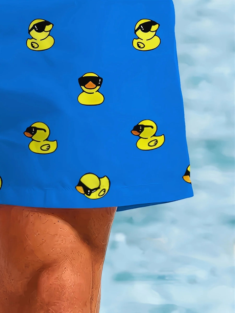 Sexy Yellow Duck Swim Shorts - WOWihte