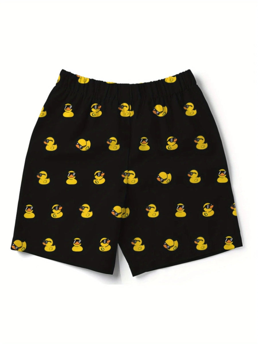 Sexy Yellow Duck Swim Shorts - WOWihte