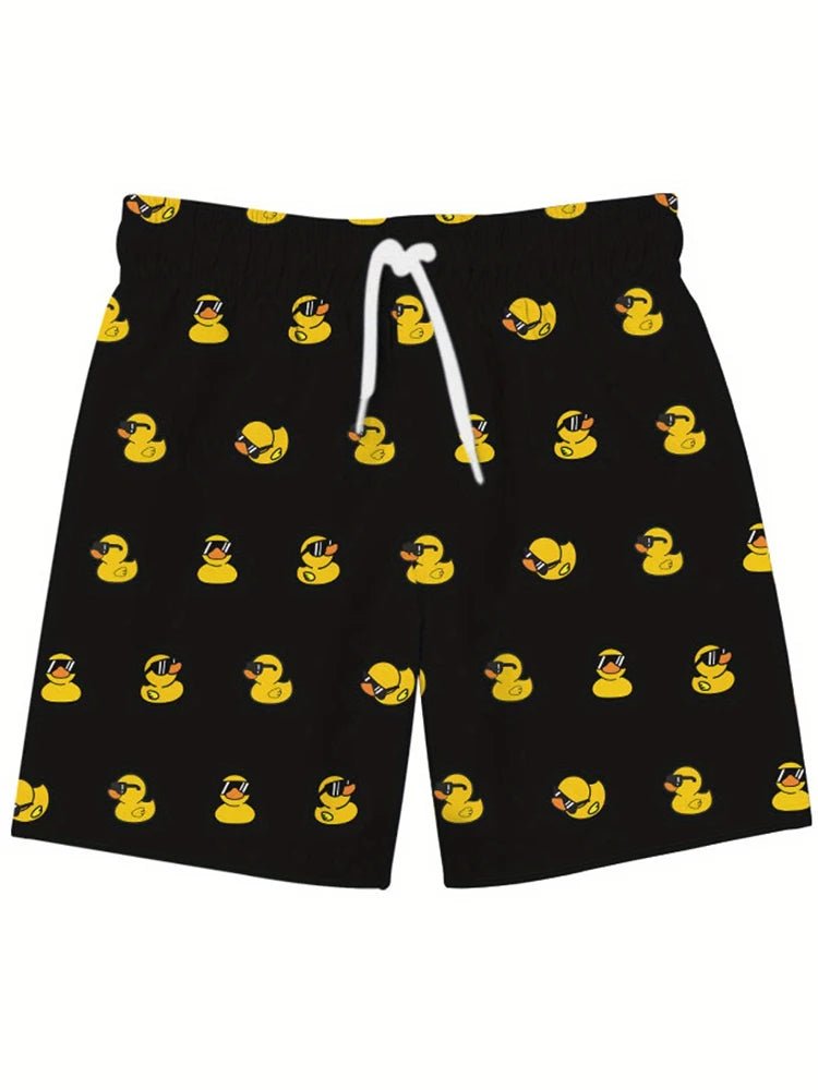 Sexy Yellow Duck Swim Shorts - WOWihte