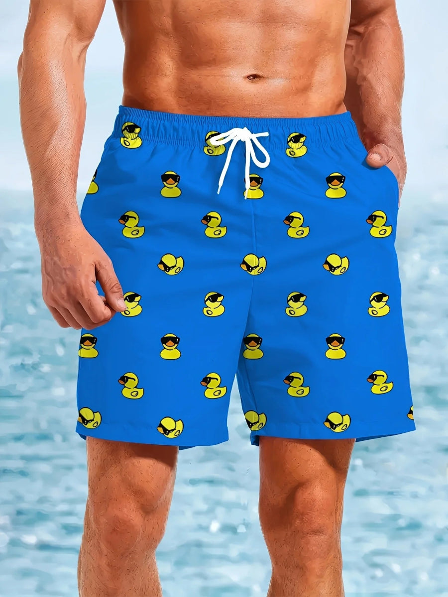 Sexy Yellow Duck Swim Shorts - WOWihte