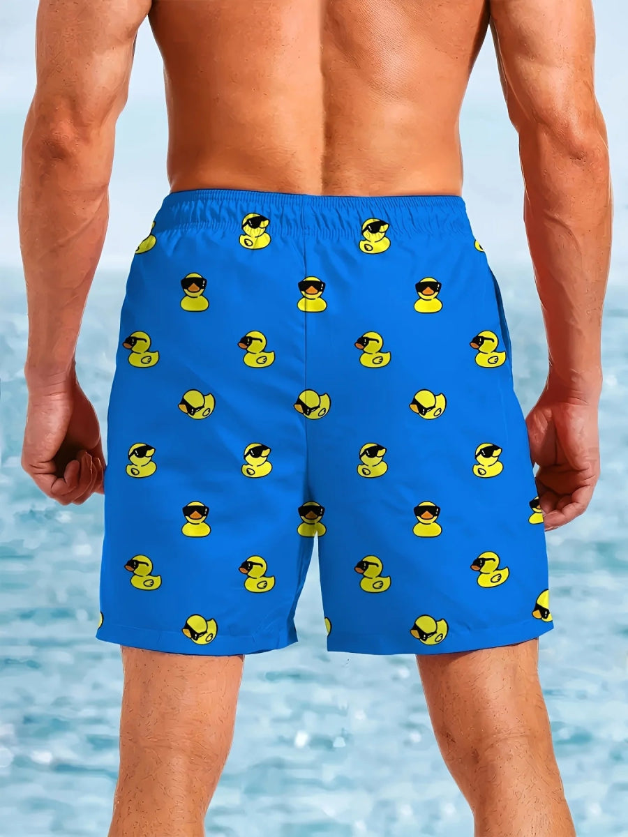Sexy Yellow Duck Swim Shorts - WOWihte