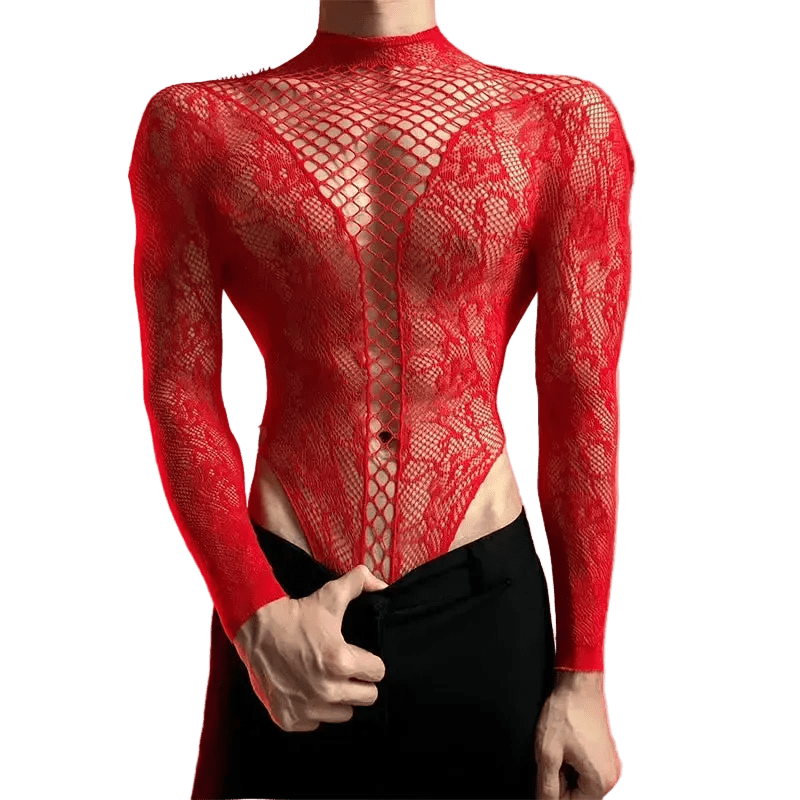 Sheer Cutout Fitted Top - WOWihte