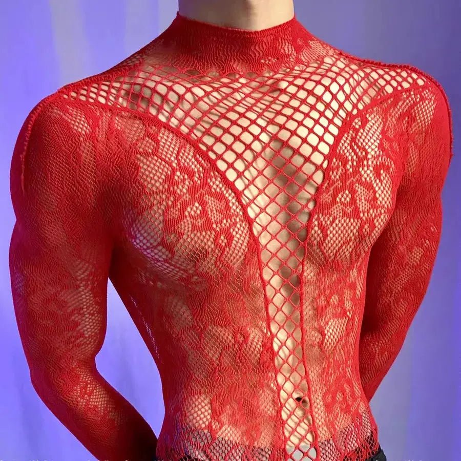 Sheer Cutout Fitted Top - WOWihte