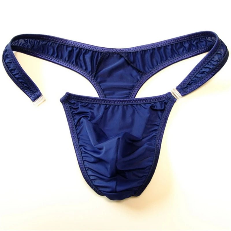 Sheer Men's Button Thong - WOWihte