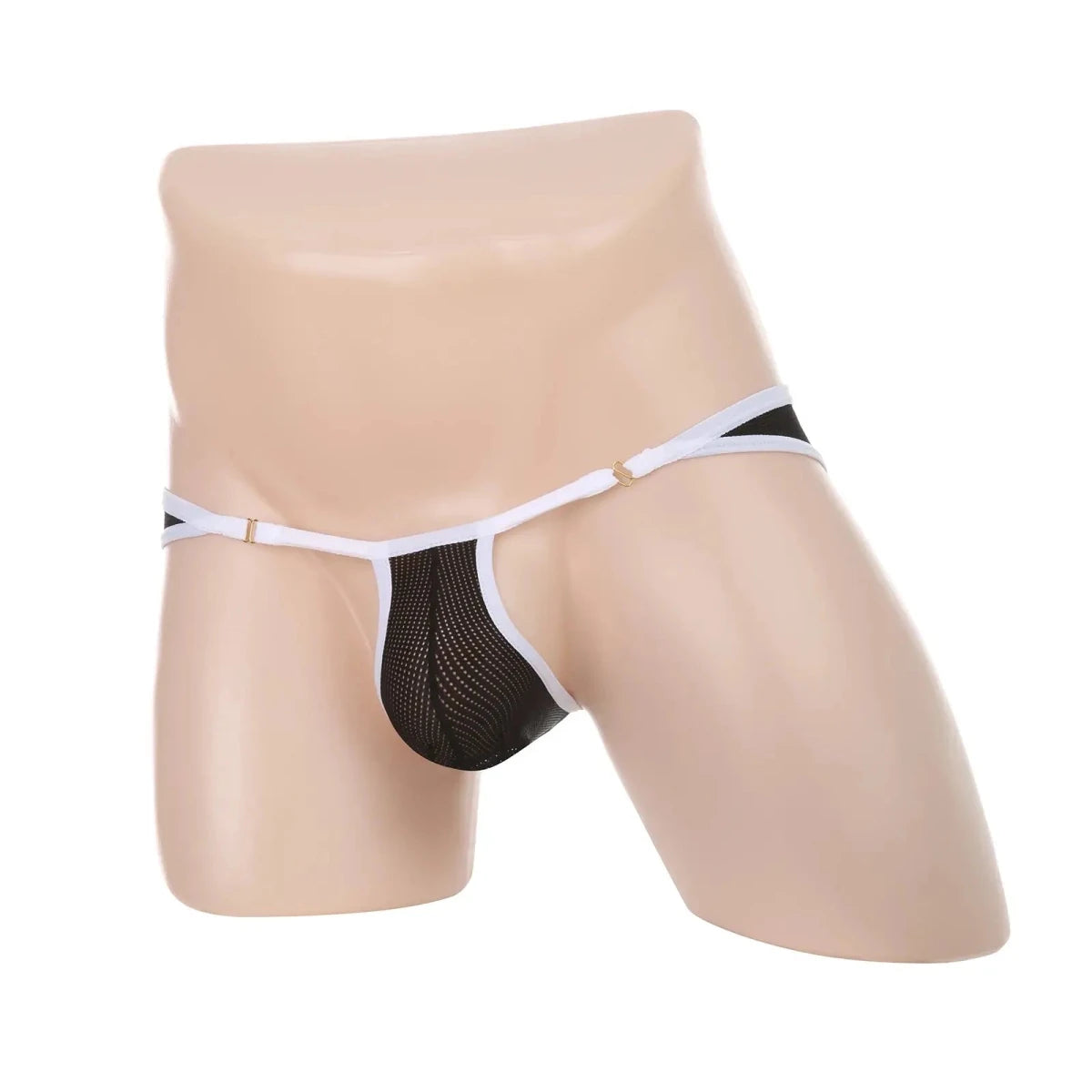 Sheer Mesh Mini Briefs - WOWihte