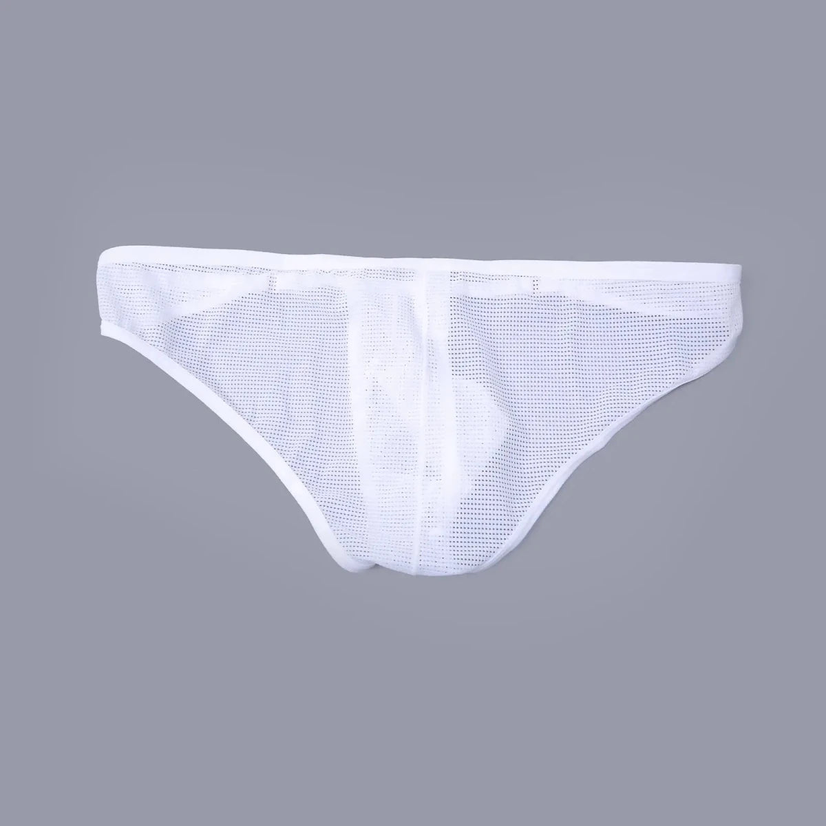 Sheer Mesh Mini Briefs - WOWihte