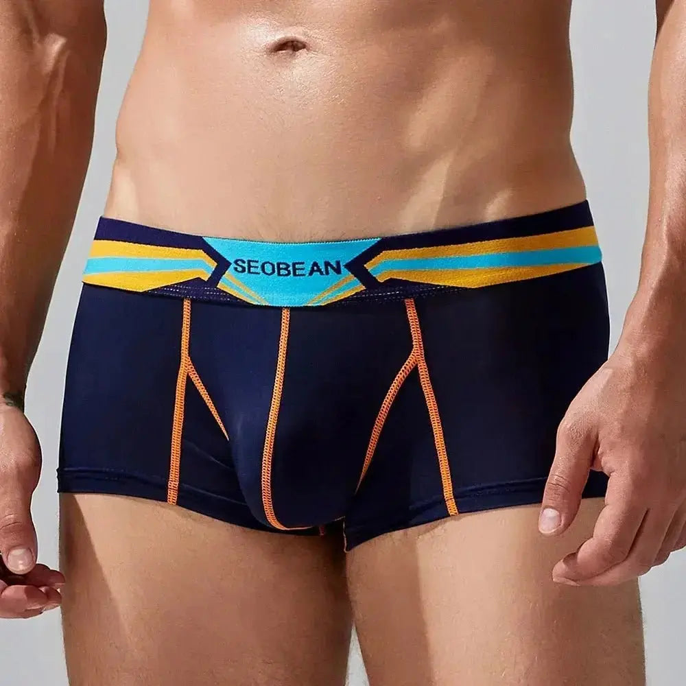 Sheer Nylon Low-Rise Boxer Briefs - WOWihte