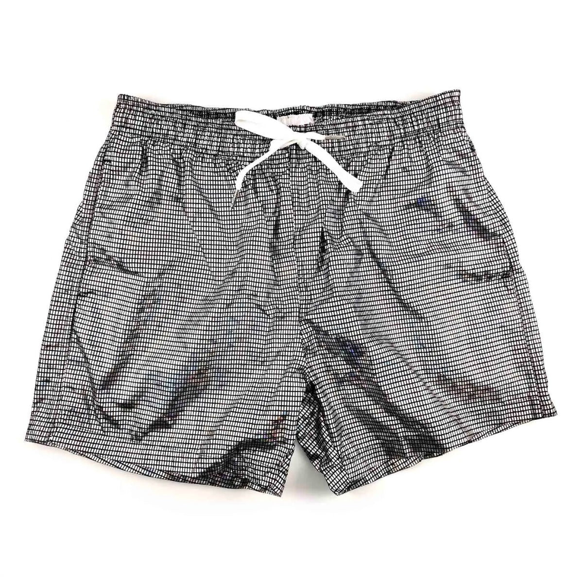 Shiny Metallic Men's Swim Shorts - WOWihte
