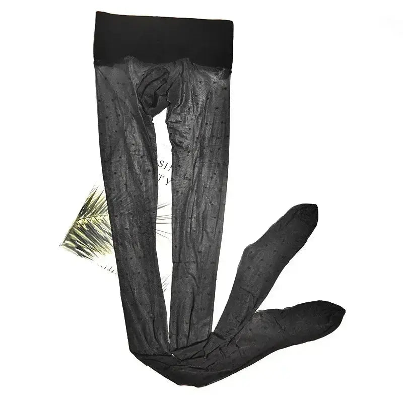 Shiny Seamless Dance Wear Stockings - WOWihte