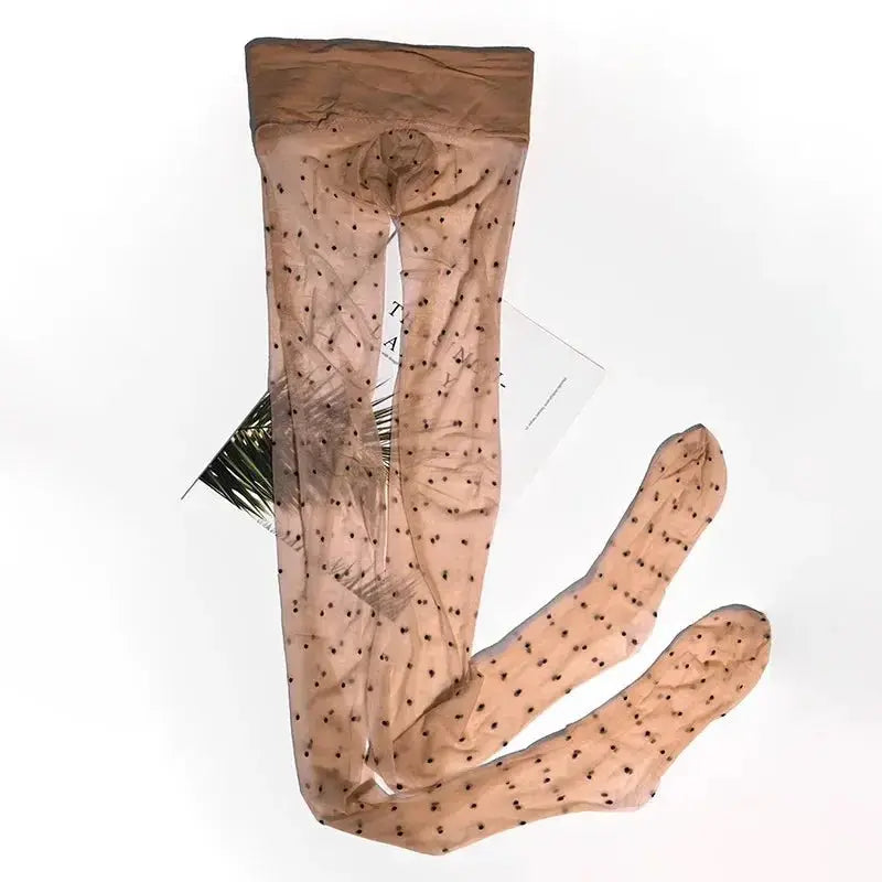 Shiny Seamless Dance Wear Stockings - WOWihte