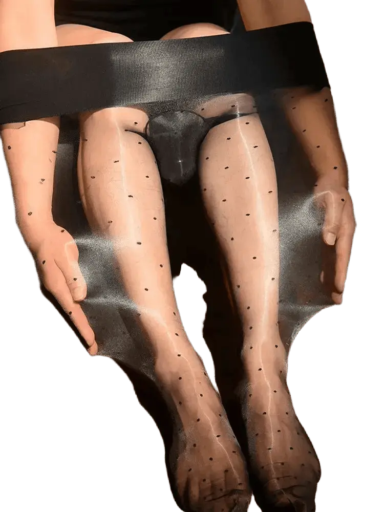 Shiny Seamless Dance Wear Stockings - WOWihte