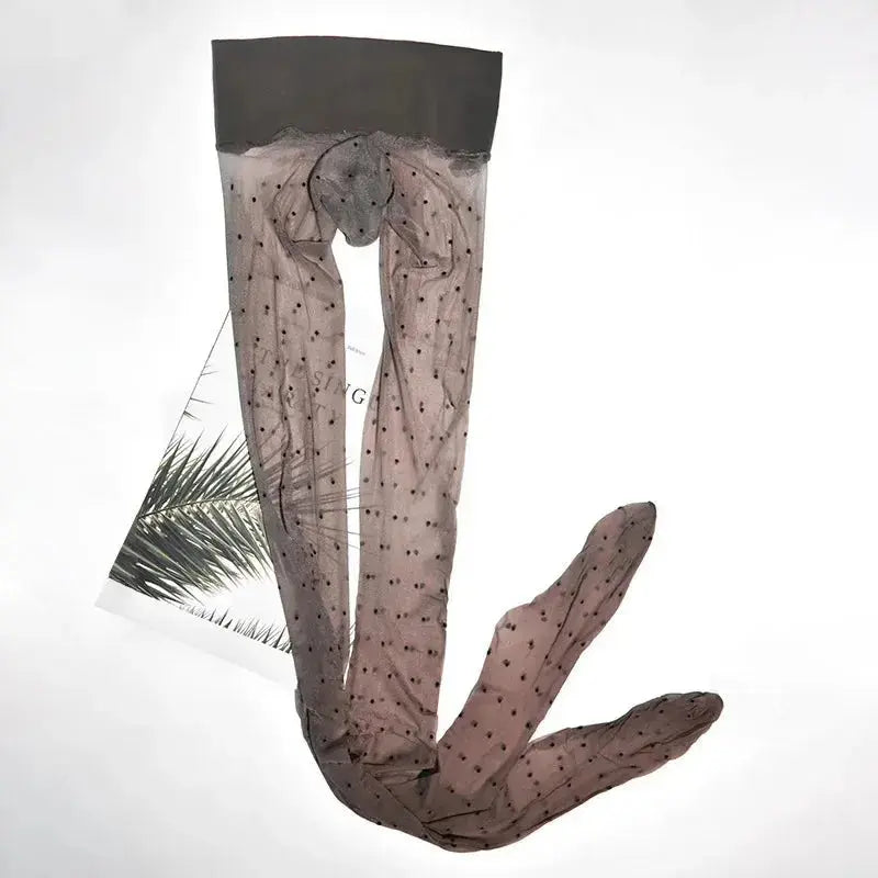 Shiny Seamless Dance Wear Stockings - WOWihte